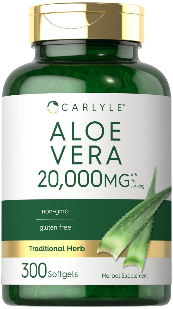 Carlyle Aloe Vera Softgel Capsules 20.000 mg 