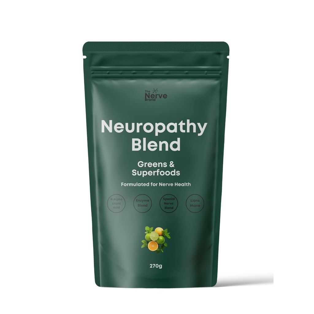 Neuropatia nervilor Superfood Blend Greens Pulbere pentru neuropatia periferică cu 600 mg de R Alpha Acid lipoic