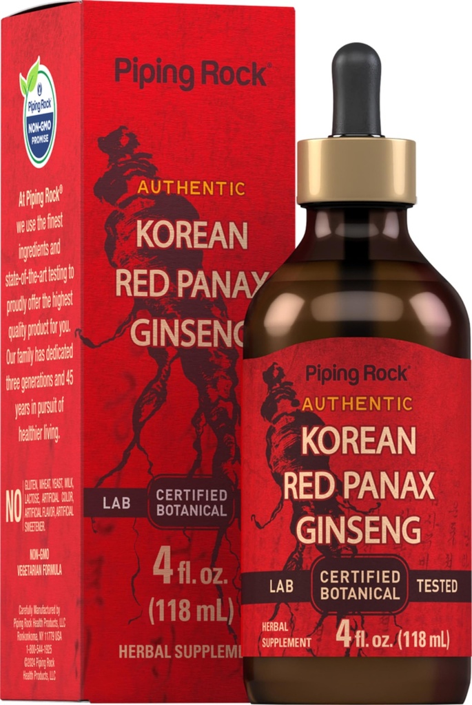 Piping Rock Coreean Red Ginseng Extract lichid 