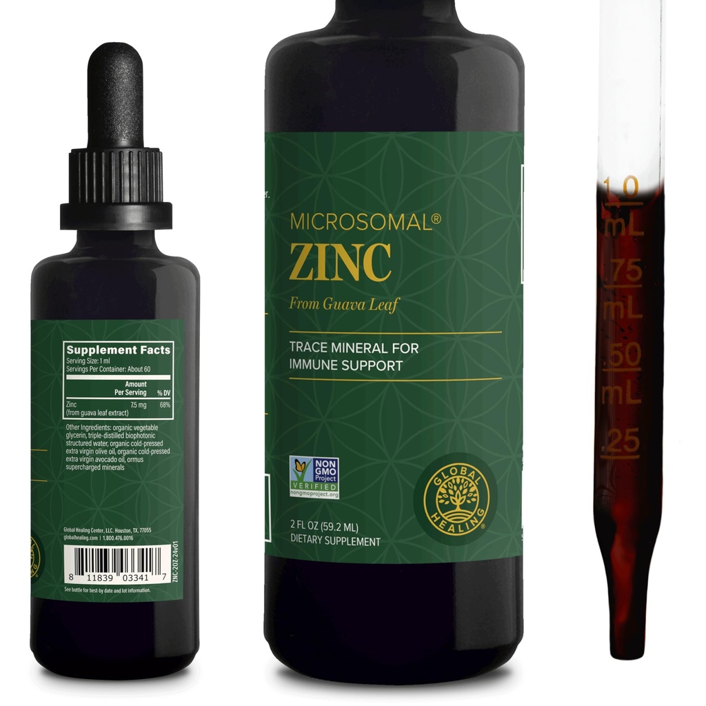Global Vindecare USDA Suplimente de zinc organic lichid - picaturi de vitamina pura pentru sistemul imunitar Boost, Hormone Echilibrul, si imbatranire sanatoasa - Natural, Vegan-Friendly, non-GMO, Vitamine de zinc organice (2 Fl Oz)