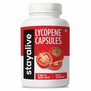 STAY Licopene Live Supliment pentru bărbaţi 60mg, Praf de extract de tomate naturale, 120 capsule cu 4 luni de aprovizionare, 100% Veg Licopen Complex, non-GMO şi gluten gratuit Carotenoid Supliment