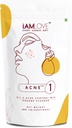 EU SUNT LOVE Acnee Powder supliment negativ - 180g pentru bărbați și femei 