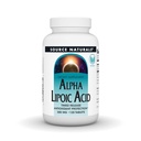Sursa Naturals Alpha Acid lipoic, timp eliberat de protecție antioxidant * - 120 timp comprimate de eliberare