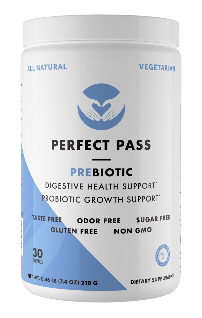 PERFECT PASS Prebiotic PHGG parţial hidrolizat Gumă de guar 210g pulbere - 100% natural gluten gratuit non OMG - Certified Kosher Vegetarian Sugar Free