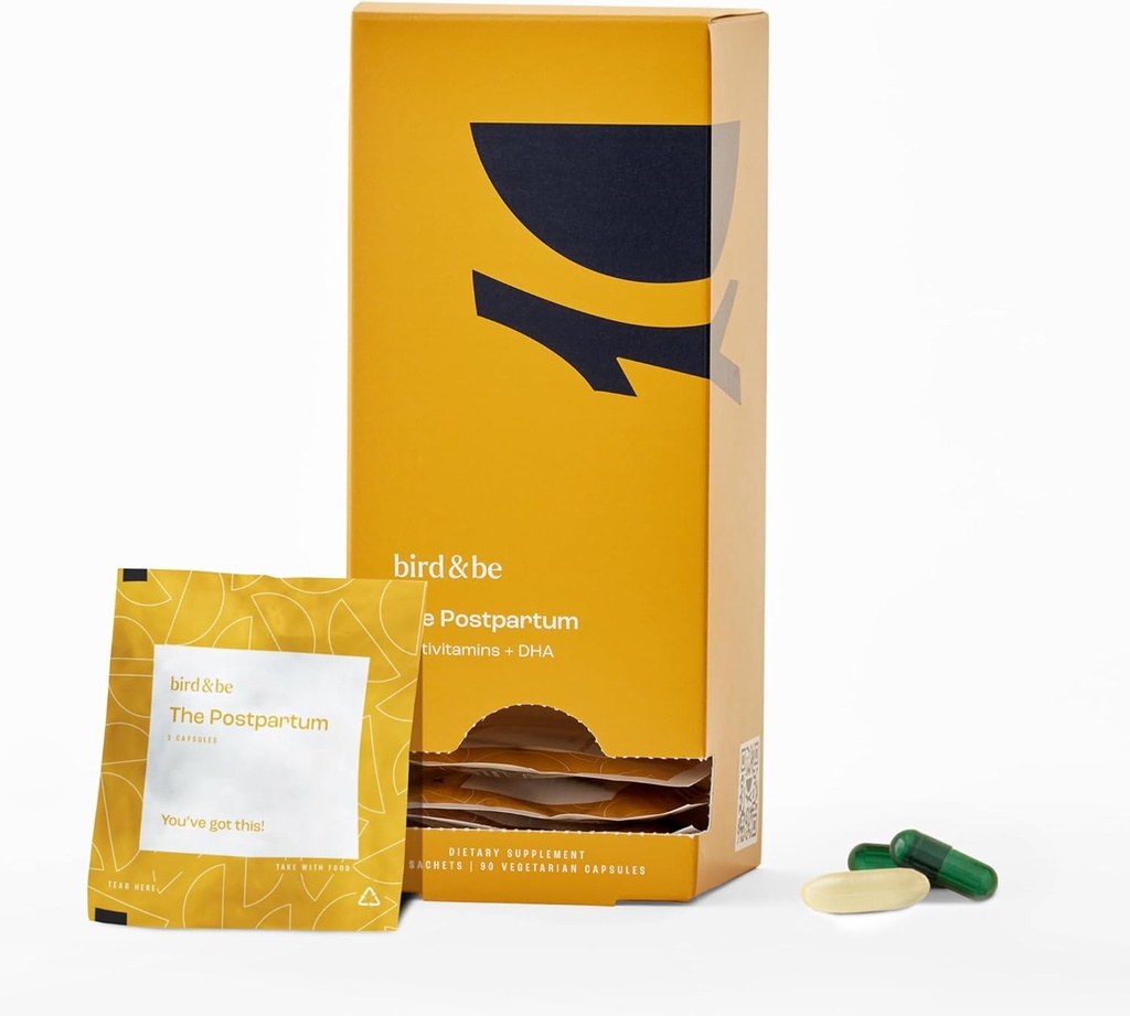 Postpartum - Vitamine pentru a alimenta al patrulea Trimester - Formulat de medici cu Nutrients pentru a sprijini hormonii & recuperare - DHA (Omega-3), Fier, Choline, B12-30-Day Supply