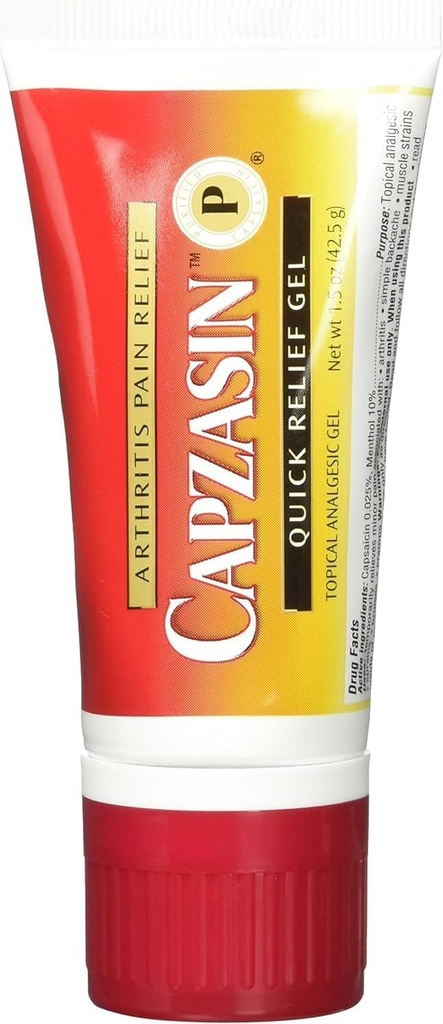 Capzasin artrita Durere de relief, Gel de ajutor rapid, Nu Mess Sponge Aplicator 1,5 oz (42,5 g)