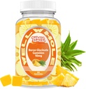 Bor Glycinate Gumries 10mg, CoQ10 100mg, Ajutor Absorbţie de calciu şi magneziu, Interacţiuni cu vitamina D, 60 Counts