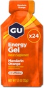 GU Energie Original Sports Nutrition Energy Gel, Mandarin Orange, 24 Conte Box