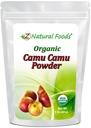 Z Natural Organic Camu Camu Powder, Natural Vitamina C Supliment pentru Suport Immune & Mood Boost, Mix in Smoothies, Băuturi & Rețete, Superfood Powder, Raw, Vegan, Non OMG, Gluten Free, 1 lb