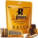 Braven Bar Ciocolata Caramel Nut Energy Baruri (1.59 oz, Pachet de 10) 