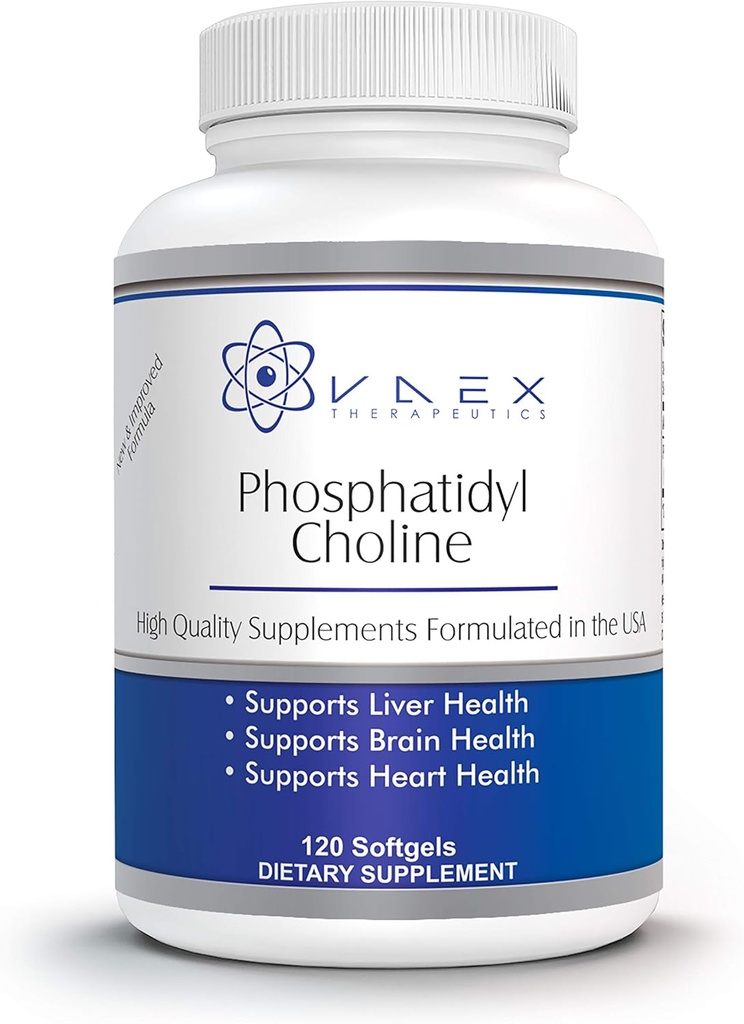 Fosfatidilcolină PC 120 Softgels pentru suport hepatic și cerebral (120)
