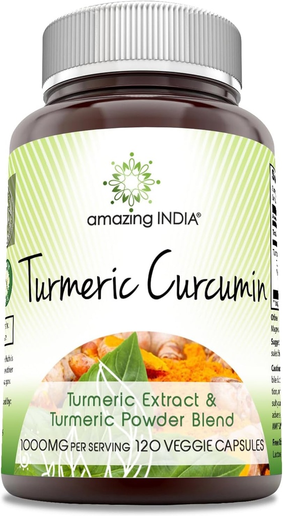Uimitor India Curcumin Turmeric 1000 Mg per Serving 