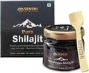 Silajit - Toate naturale maxime de potenta Himalayan Mountain Resin de înaltă altitudine - 100% Shilaj pur cu acid fuzelian & 85+ Complex de Minerale Trace - 1 oz / 30 g cu Spoon gratuit Inclus
