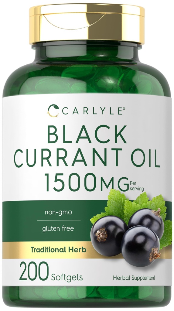 Carlyle Black Currant Oil Softgels 