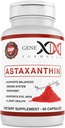 GENEX 12mg Ataxanthin Softgels (60 capsule) Antioxidant natural pentru ochi, piele și asistență comună pentru sănătate și imunitate - Gluten gratuit, non-GMO (60 zile de aprovizionare)
