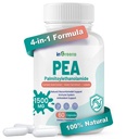 Potență mare 4-in-1 Palmitoiletanolamidă, 700mg Pea Supliment pentru bărbați și femei, Made in USA, 60 capsule