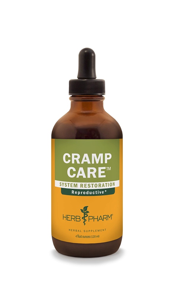 Herb Pharm Cramp Care lichid Extract de plante picături pentru a sprijini un ciclu menstrual sănătos, 4 Oz