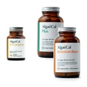 ALGAECAL Bone Health Bundle - D3 Complete (1000 UI) + K2, Vitamina E, Vitamina A & Plant-Based Calciu Clinic susținut pentru creșterea densității osoase