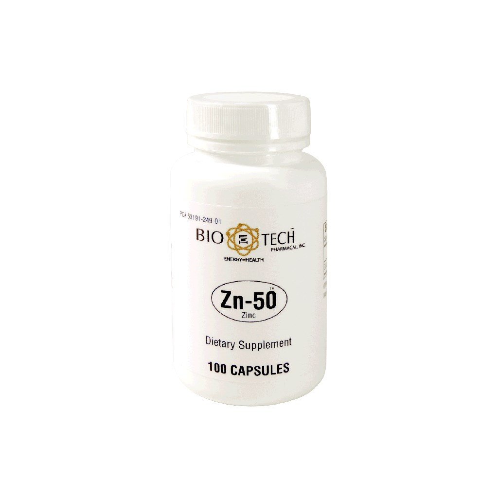 Bio-Tech - Zn- 50 Zinc Gluconat 50 mg 100 capace
