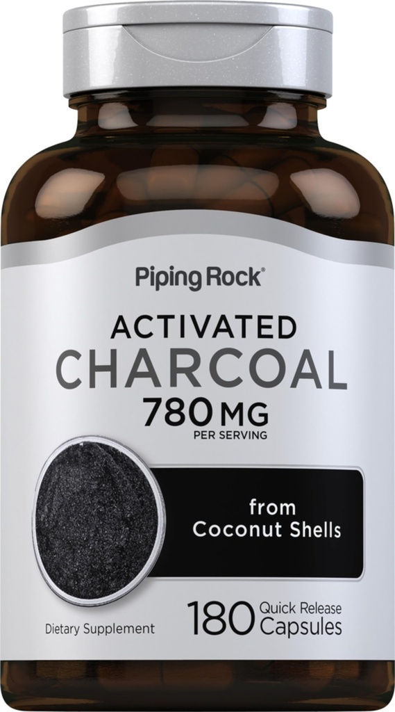 Piping Rock pastile Charcoal activate 