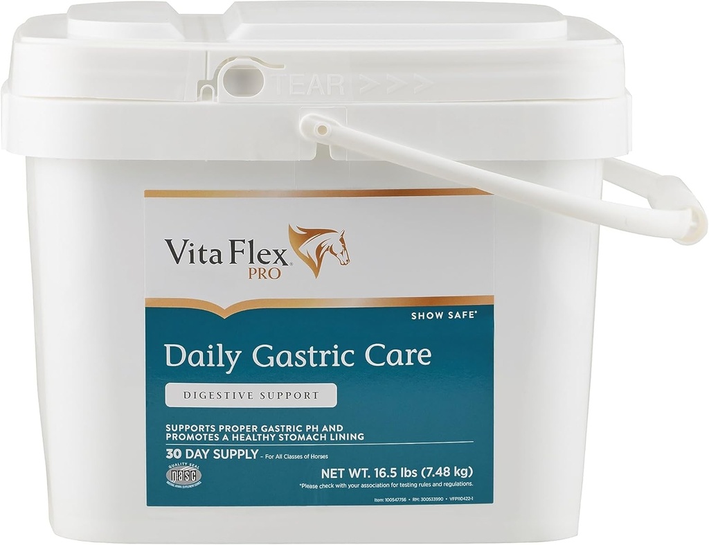 Vita Flex Pro Daily Gastric Care, Show Safe*, Alfalfa-Based pelete, 30-Day Supply