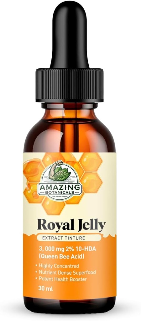 Uimitoare botanică Royal Jelly Extract Tinctură 3000 mg