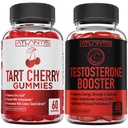 Atlantis Nutrition Tart Cherry 60 Gummies + Testosteron Booster 2 Pack (120 Gummies)