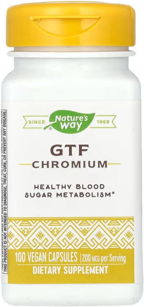 Calea naturii - Gtf Crom, 200 mcg, 100 capsule
