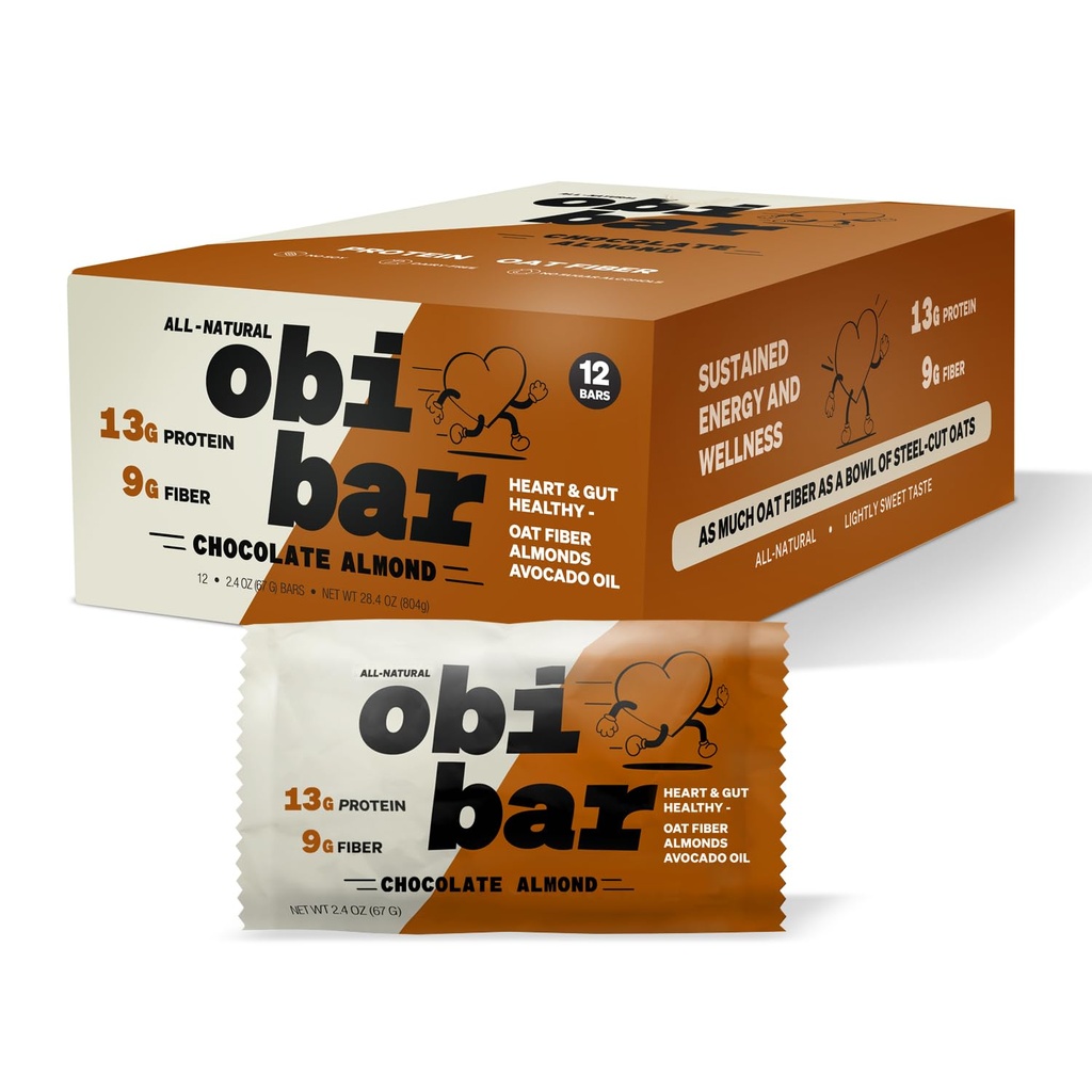 Obi Bar Ciocolata Almond - Proteina si Oat Fiber Bar 