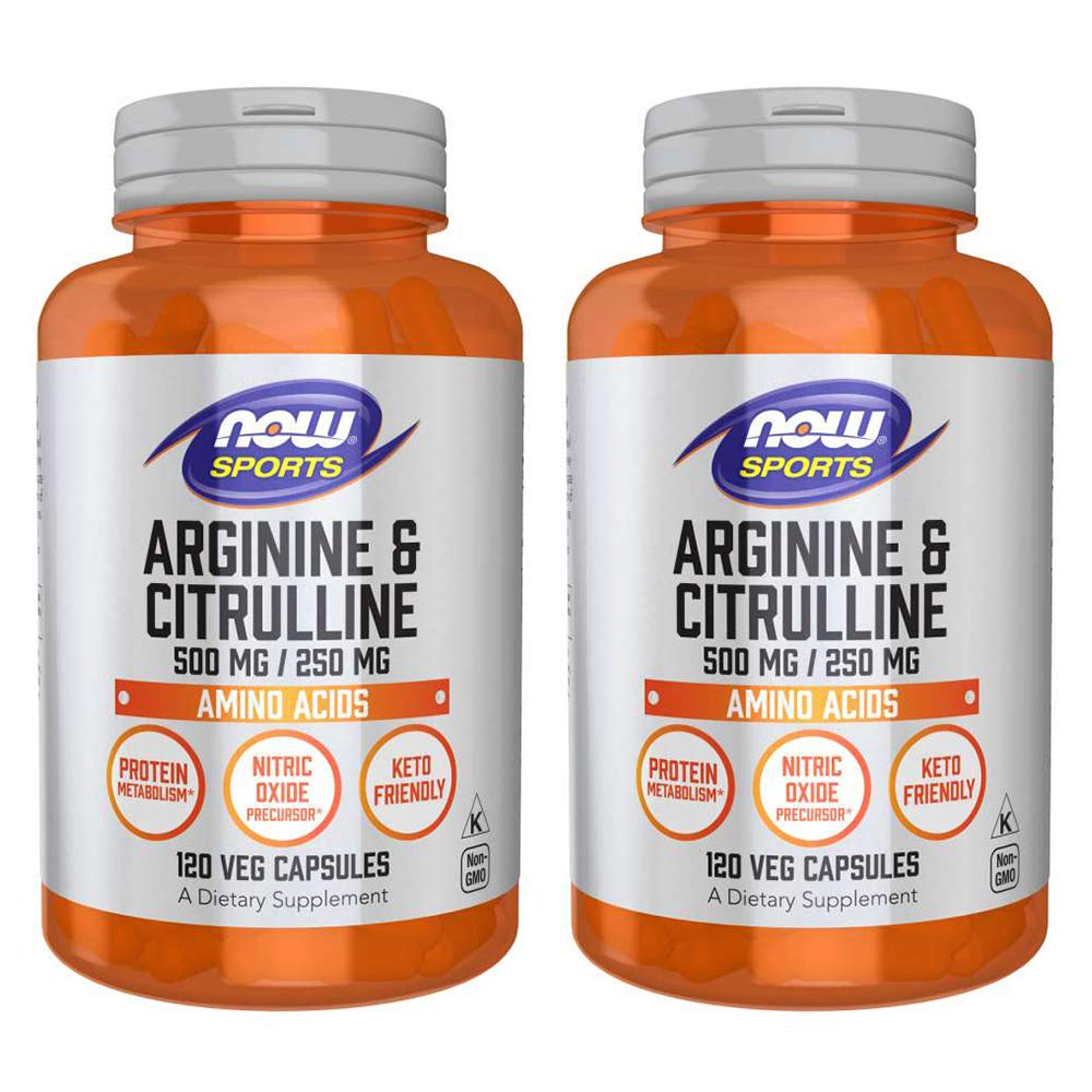 Arginină & Citrulină 500/250 mg - 120 capsule (2 ambalaje)