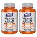 Arginină & Citrulină 500/250 mg - 120 capsule (2 ambalaje)