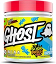 GHOST BCAA pulbere Aminoacidi Suplimentul, Patch aur copii zmeură albastră - 30 Serviri - Sugar-Free Intra, Post & Pre Antrenament Amino pulbere și băutură de recuperare, 7G BCAA