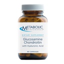Întreţinere metabolică Glucosamină Chondroitin (1000 mg) cu supliment de acid hialuronic - susţine sănătatea articulară + hidratarea ţesuturilor (60 capsule)