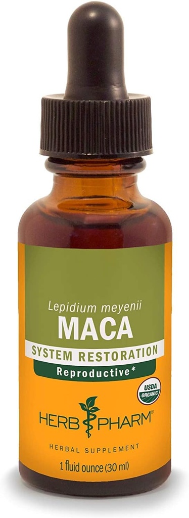 Herb Pharm Maca Root întreg, extract lichid, 1.00 Fl Oz