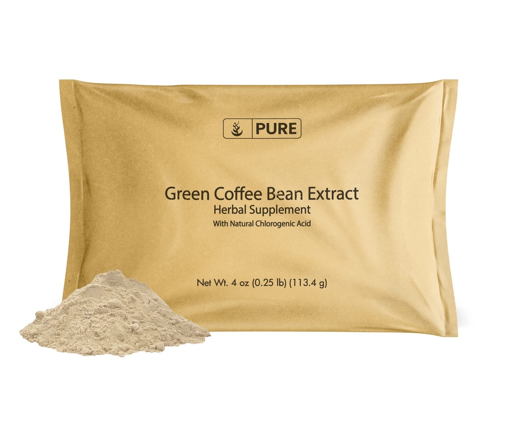 Ingrediente originale pure extract de cafea verde fasole (4oz) Extract de cafea neprăjit, gluten-gratuit
