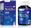Supliment nou NAD - NAD lipozomal + Supliment cu Resveratrol 90 Count (1500MG)