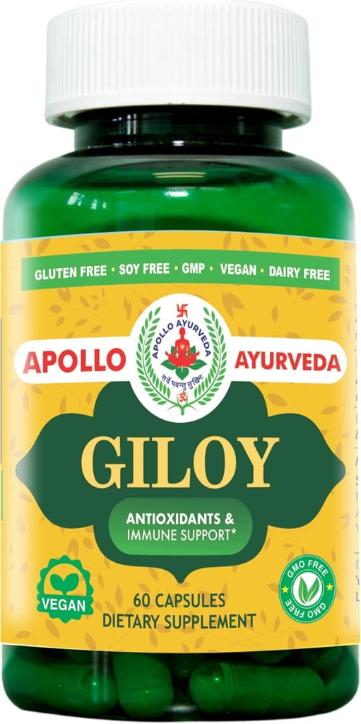 Organic Giloy (Guduchi) Powder Capsule Herbal 