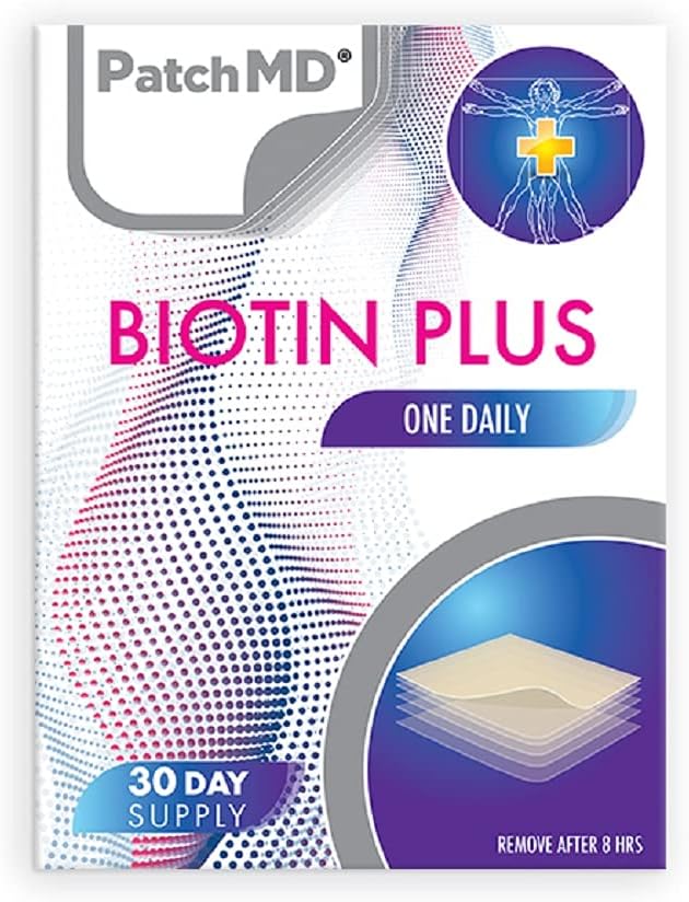 PatchMD - Biotin Plus Patches - 30 zile de aprovizionare