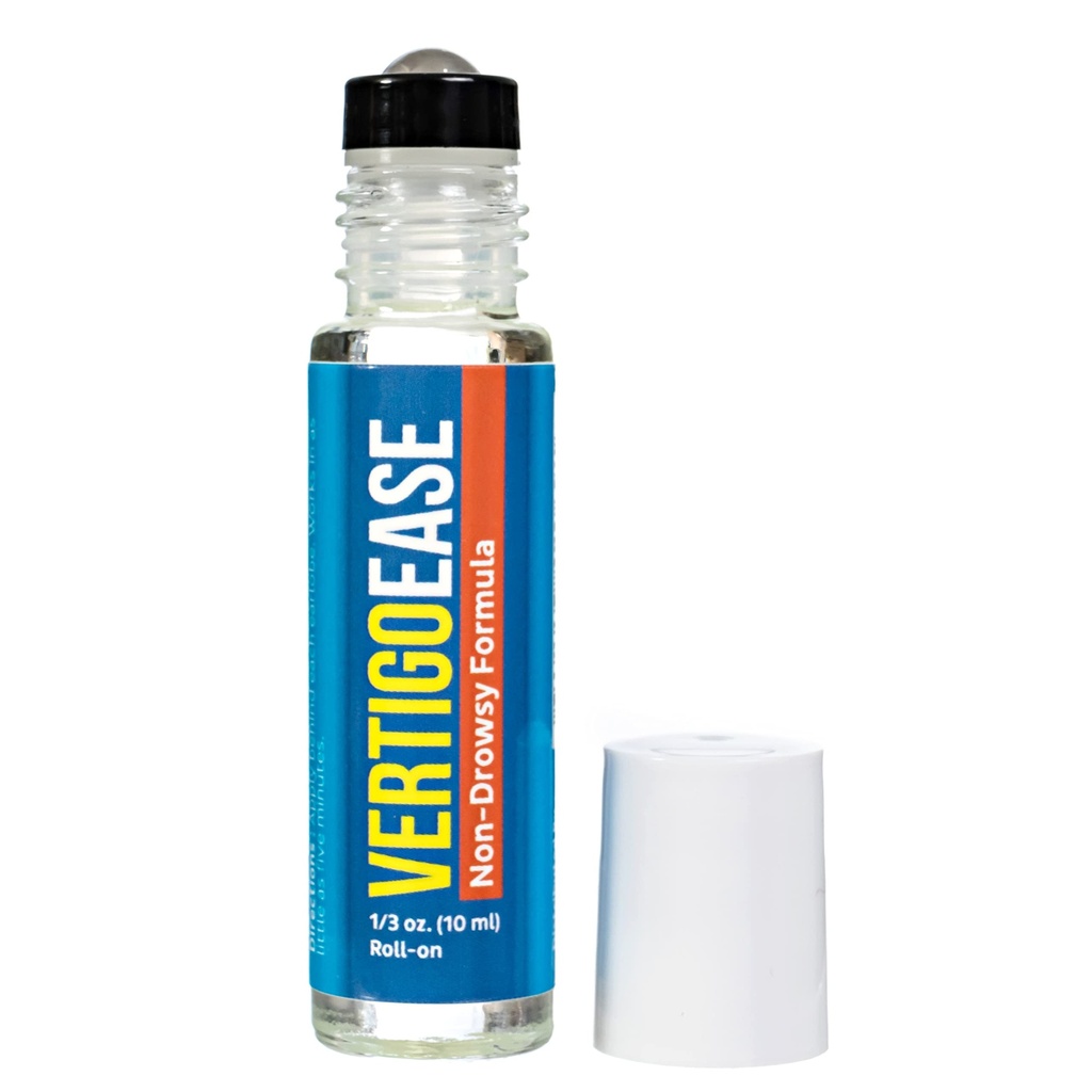 Vigor de bază Vertigo Ease Roll-On (10ml) - Natural & Rapid-Acțiune Vertigo și Amețeli Suport cu Lavender, Ghimbir, Frankincense și uleiuri esențiale - Combaterea Boli de călătorie