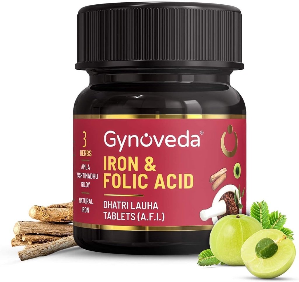 Supliment cu acid folic de fier 1 flacon, 60 comprimate