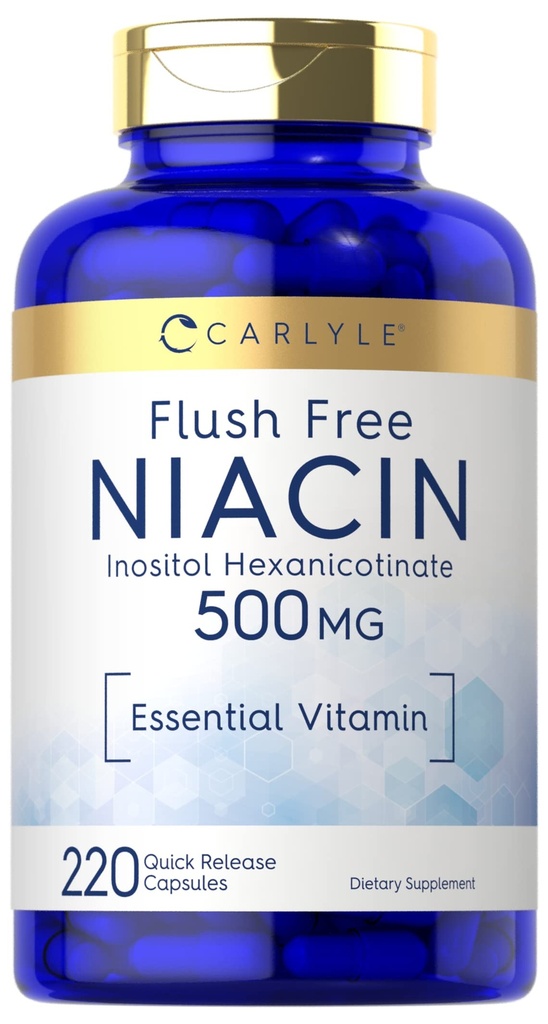 Carlyle Niacin Flush gratuit 500mg 