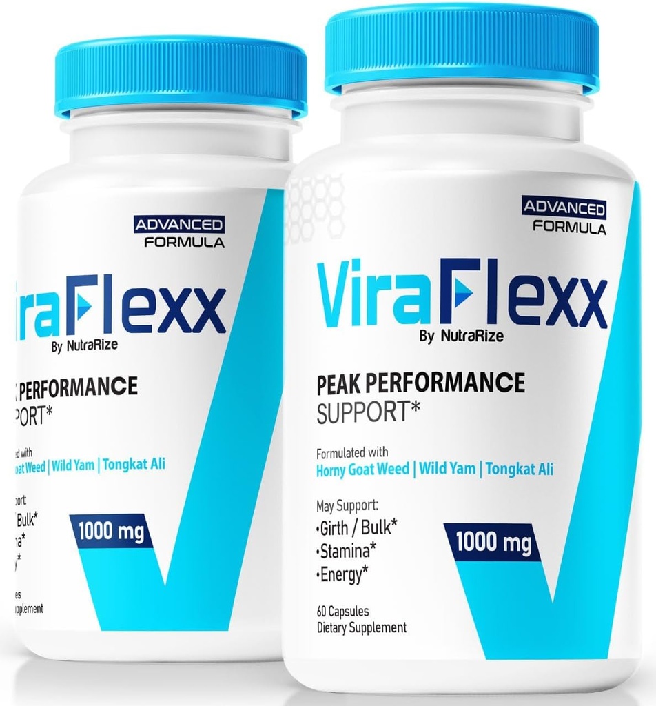 (2 ambalaj) ViraFlexx pentru bărbaţi, Capsule Pro, Suport de performanţă pentru bărbaţi 500 mg, Toate Suplimentul Dieta natural pentru a sprijini sănătatea generală, Recenzii (120 capsule)