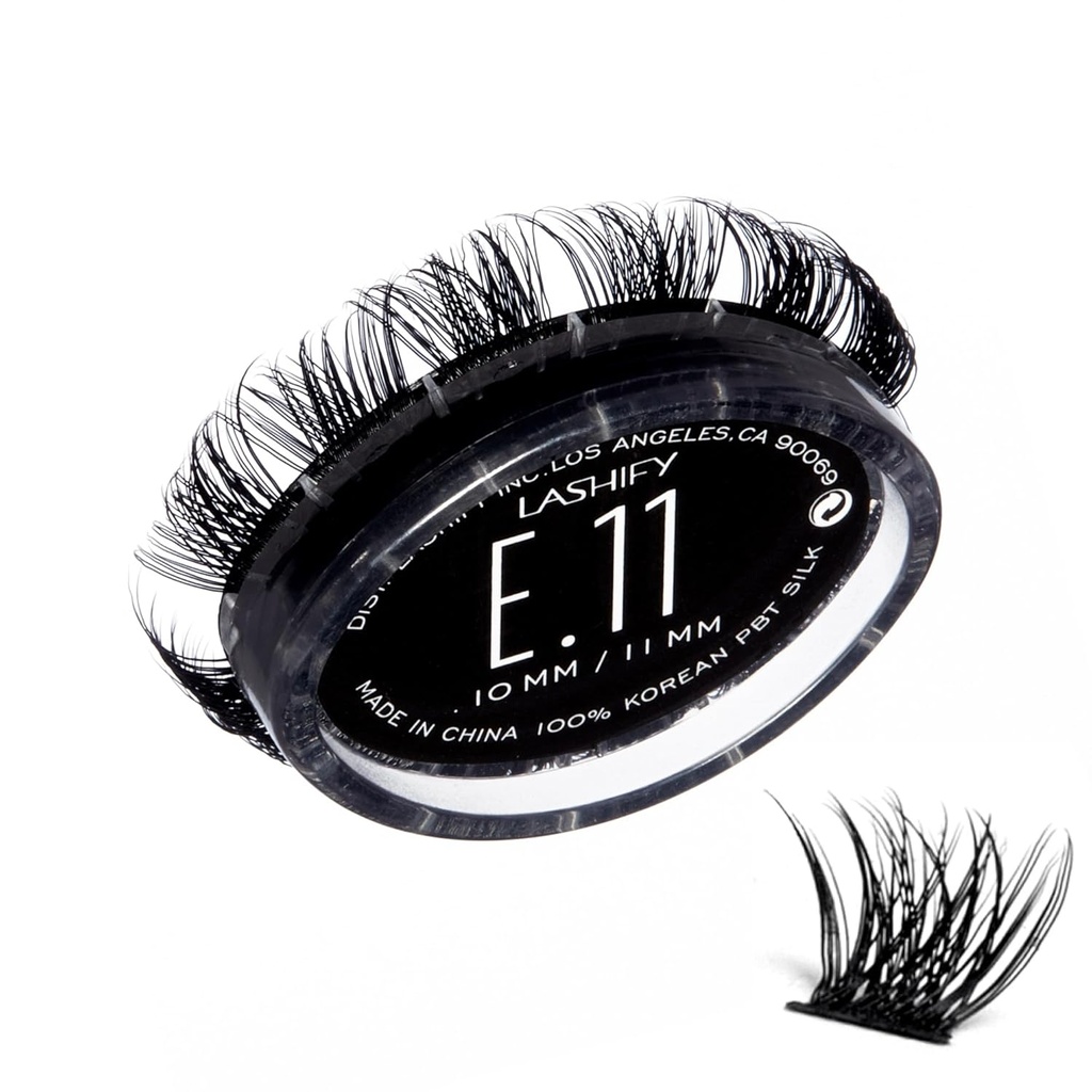 Lăsați Extreme 11mm Gossamer DIY Extensii geană Refill, negru, ușor de fals Lashes Pentru a adăuga volum extraordinar