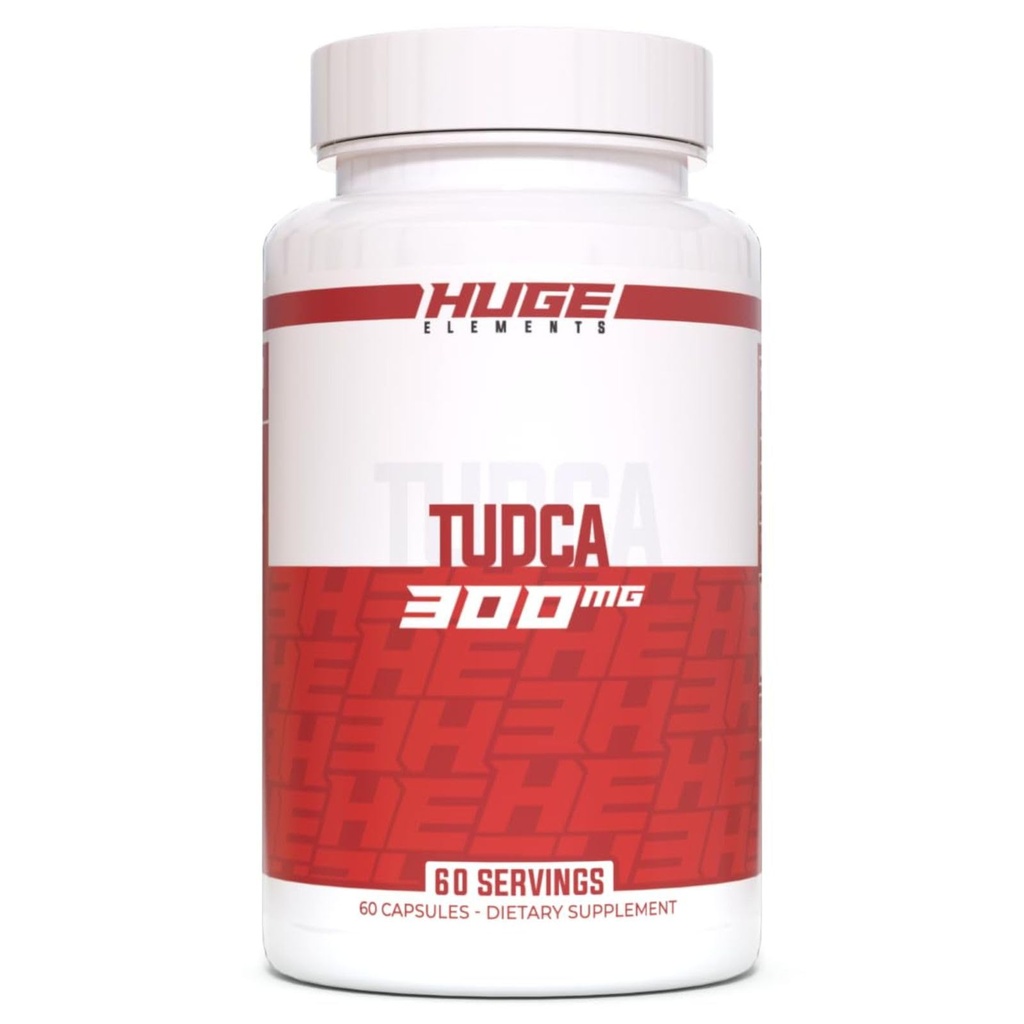 Suplimente uriaşe TUDCA 300mg, Suport hepatic de calitate Premium & detoxifiere, Sare Bile Pure, Teste de laborator terţe părţi disponibile (60 Servings)
