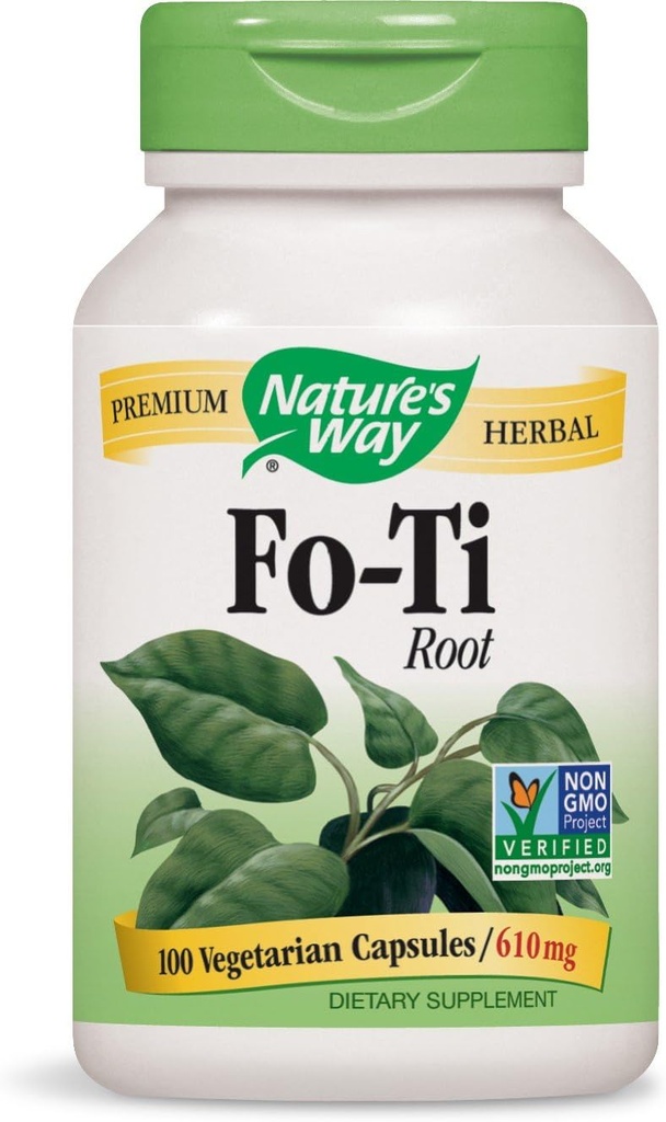 Calea naturii Fo- Ti Root 610 mg, 100 capsule vegetariene, ambalaj cu 2 capsule