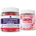 Glucosamină Chondroitin Gumies + Supliment de fier pentru femei