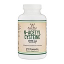 Suplimentul NAC N-Acetyl Cysteine (1.000 mg per Serving 500mg per capac, 210 capsule) (al treilea parte testat) cu Odor Masking Technology pentru a stimula nivelul glutationei de lemn dublu