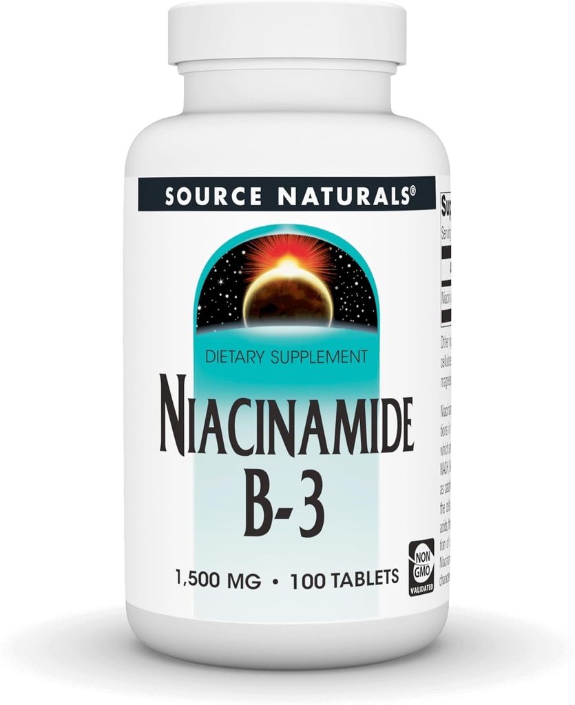 Naturals Sursa Niacinamida B-3-1500 mg, 100 comprimate