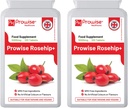 Rosehip Health+ (Pachet de 2) 5000 mg 120 comprimate - Marea Britanie GMP fabricate Calitatea garantată - potrivit pentru vegetarieni & Vegani de către Prowise Healthcare