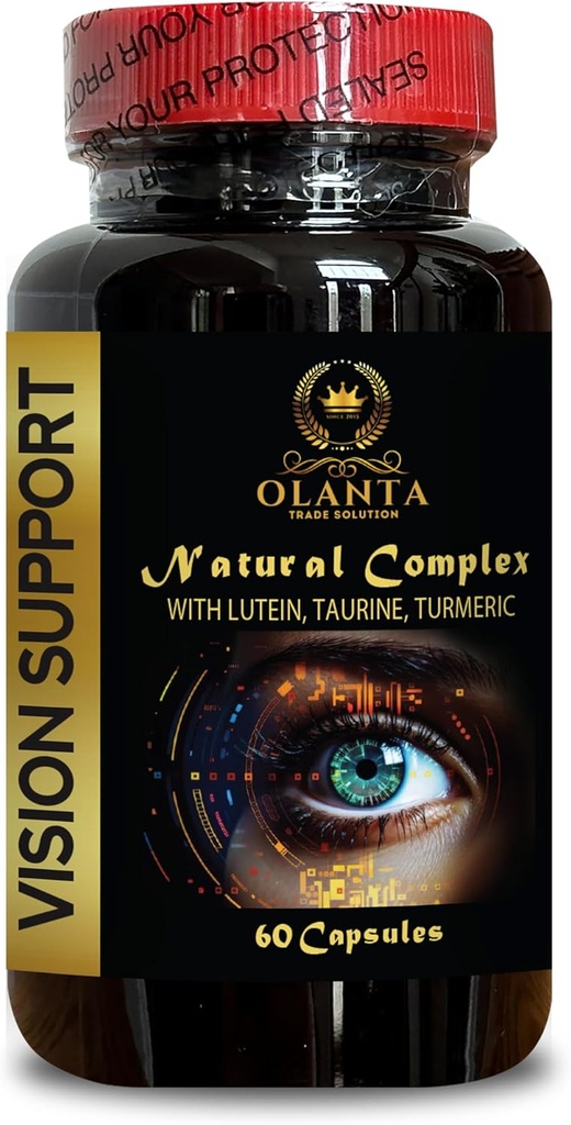 Complex lutein - Vision Supplements Organic, Eye Vitamine & Minerale Supplements Humans, Milk Thistle Extract - 1 flacon